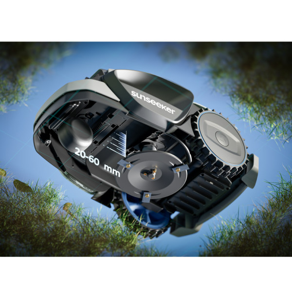SUNSEEKER Robot tondeuse sans fil 600m2 SUNSEEKER V3 vue 8 SUNSEEKER Robot tondeuse sans fil 600m2 SUNSEEKER V3 vue 8