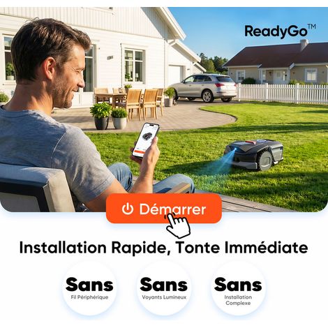 SUNSEEKER Sunseeker V1 avec Garage, Robot Tondeuse sans Fil Périphérique, 300 m² pour Petits Jardins, Sunseeker V1 Robot Tondeuse sans Fil - 300 m² - avec Garage Gratuit - Vision AI - Évitement Intelligent des vue 2 SUNSEEKER Sunseeker V1 avec Garage, Robot Tondeuse sans Fil Périphérique, 300 m² pour Petits Jardins, Sunseeker V1 Robot Tondeuse sans Fil - 300 m² - avec Garage Gratuit - Vision AI - Évitement Intelligent des vue 2