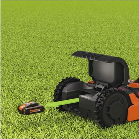 WORX Worx – Tondeuse robot automatique WR155E – Surface jusqu'à 2000 m² – Technologie AIA pour navigation efficace – Wi-Fi et application de gestion vue 5 WORX Worx – Tondeuse robot automatique WR155E – Surface jusqu'à 2000 m² – Technologie AIA pour navigation efficace – Wi-Fi et application de gestion vue 5