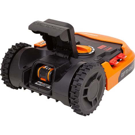 WORX Worx – Tondeuse robot automatique WR155E – Surface jusqu'à 2000 m² – Technologie AIA pour navigation efficace – Wi-Fi et application de gestion vue 4 WORX Worx – Tondeuse robot automatique WR155E – Surface jusqu'à 2000 m² – Technologie AIA pour navigation efficace – Wi-Fi et application de gestion vue 4