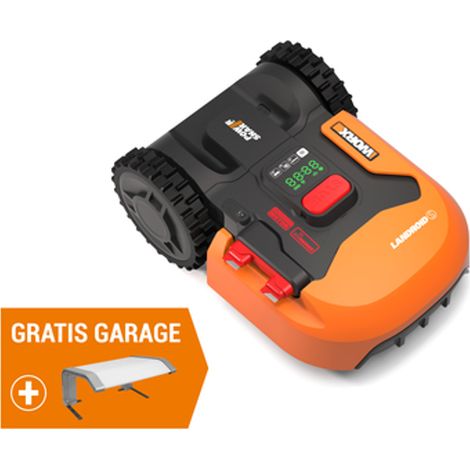 WORX Worx – Tondeuse robot automatique WR155E – Surface jusqu'à 2000 m² – Technologie AIA pour navigation efficace – Wi-Fi et application de gestion vue principale